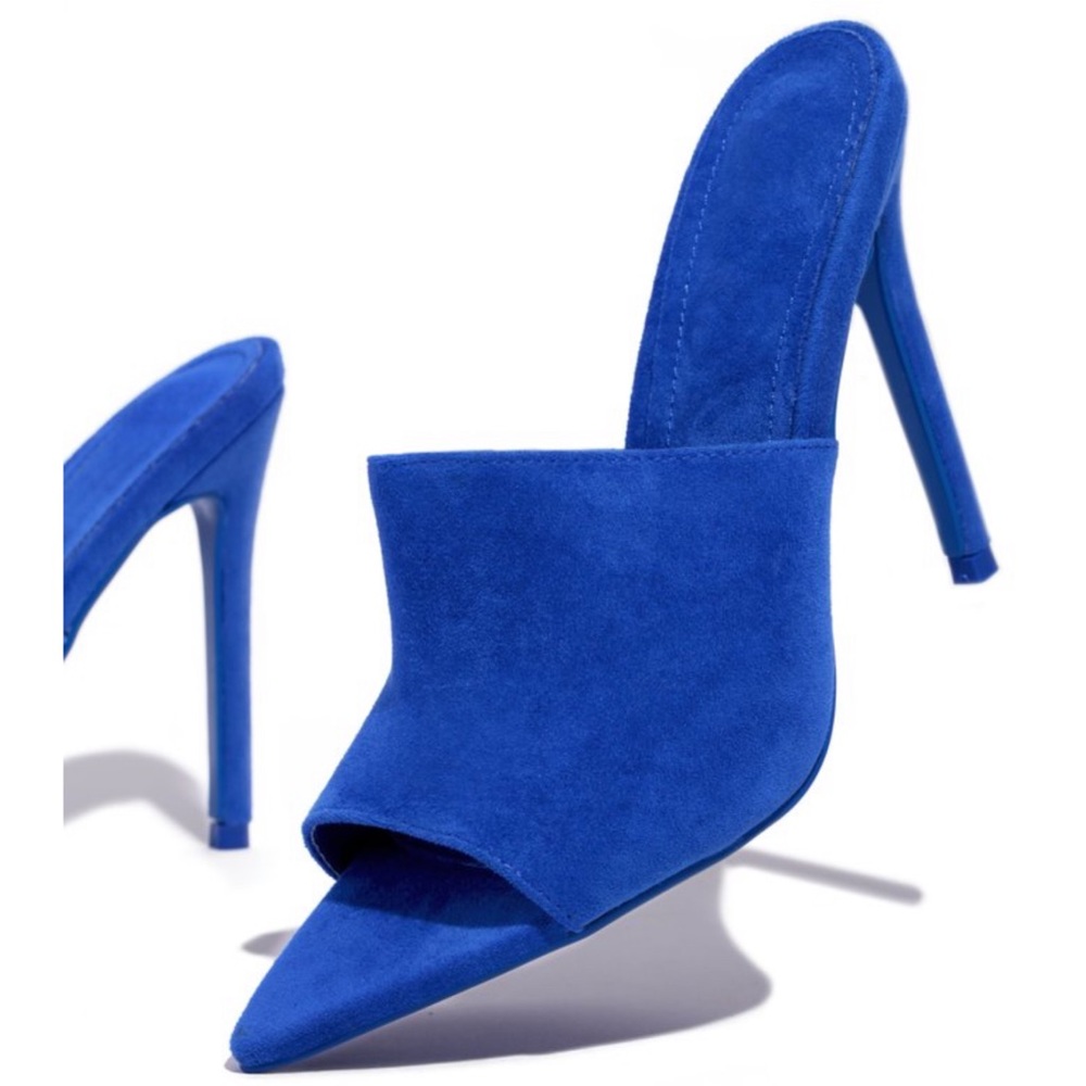 Cece blue mules